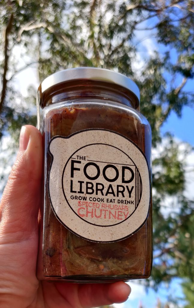 Spiced Rhubarb Chutney